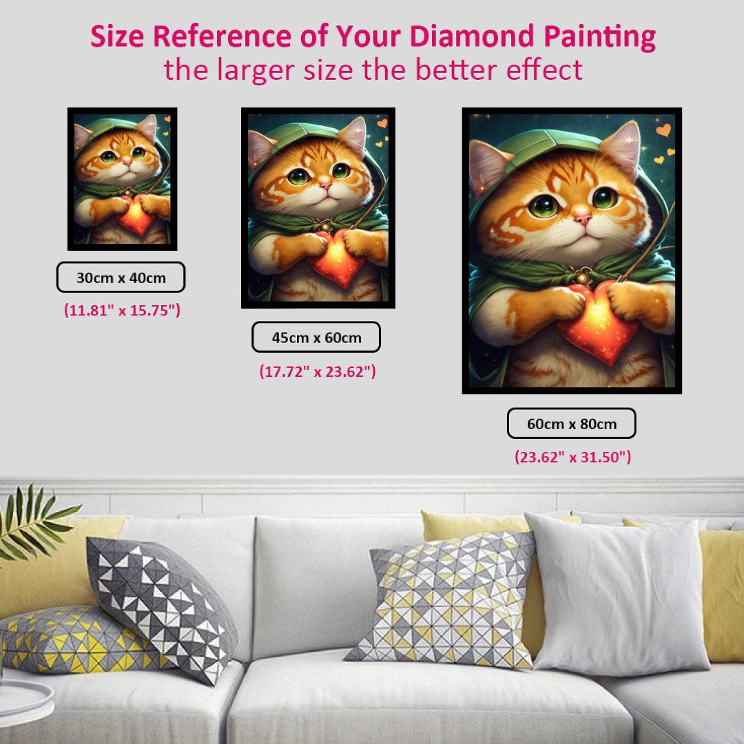 Heartwarming Cat Diamond Painting