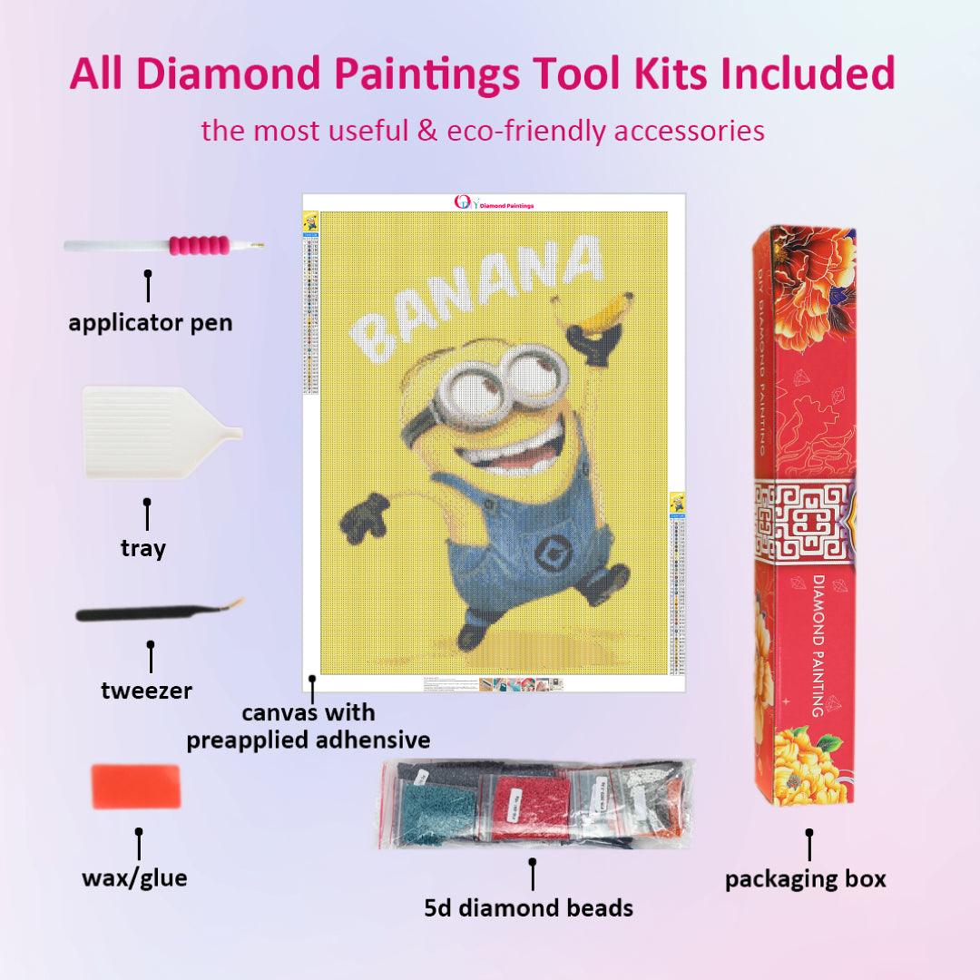 Oh! Yeah! Banana Minions Diamond Painting