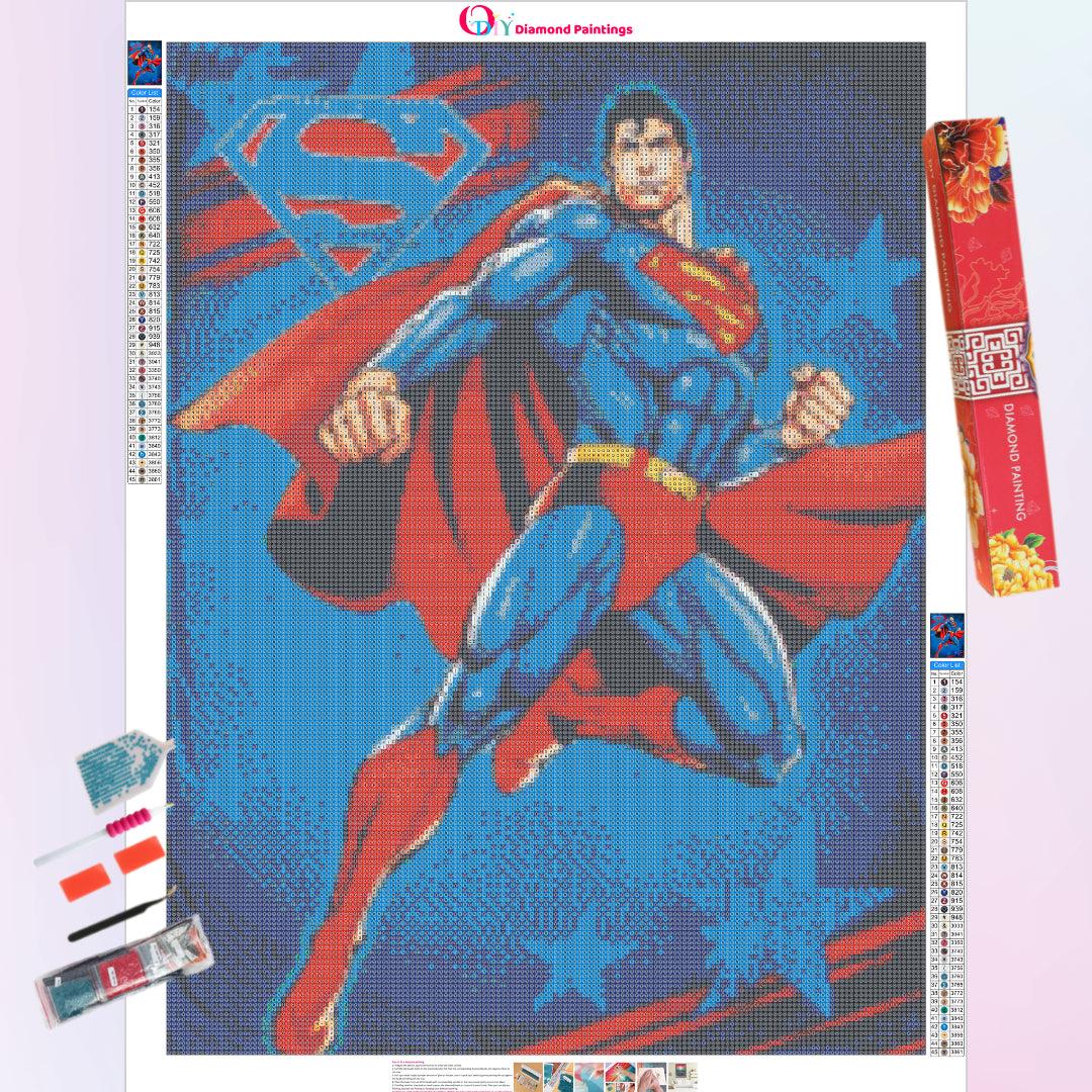 Invincible Superman Diamond Painting Kits 20% Off Today – DIY Diamond  Paintings