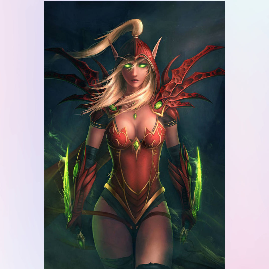 valeera-world-of-warcraft-diamond-painting-kit