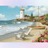 White Lighthouse Diamond Painting