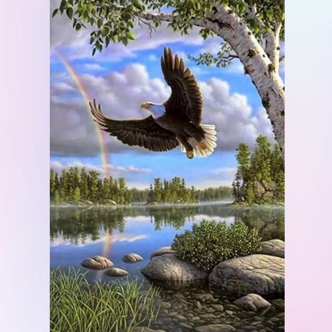 Eagle Flying Diamond Painting