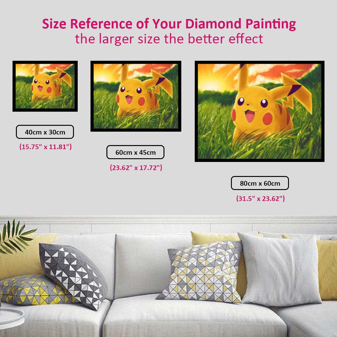 Pikachu at Sunset Diamond Painting