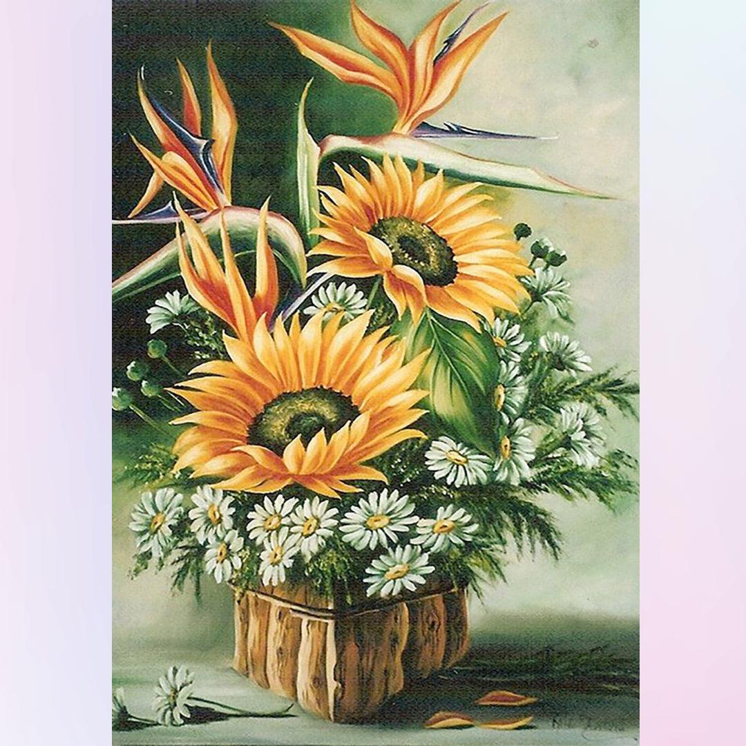 Summer Sunflowers Diamond Painting