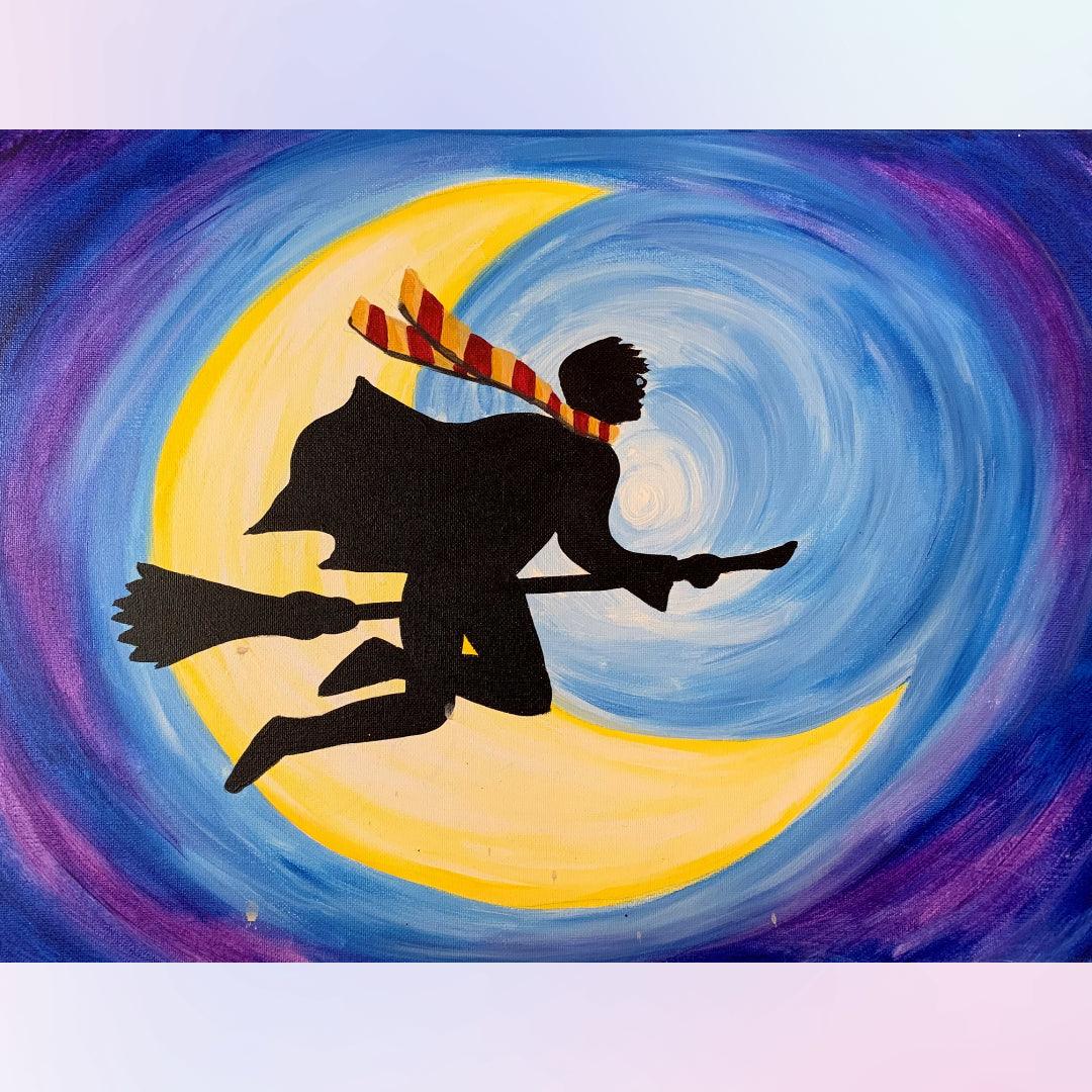 Harry Flies to the Moon Diamond Painting