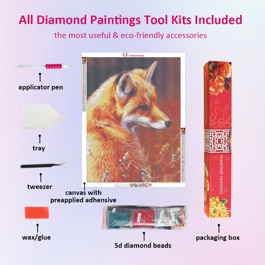 Fox Glance Back Diamond Painting