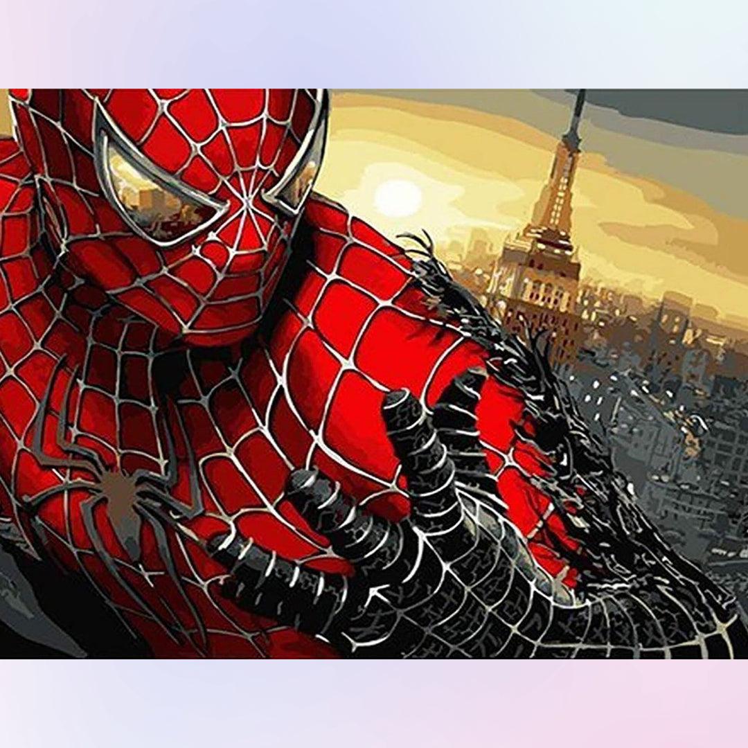 The Darkening of Spider Man Diamond Painting