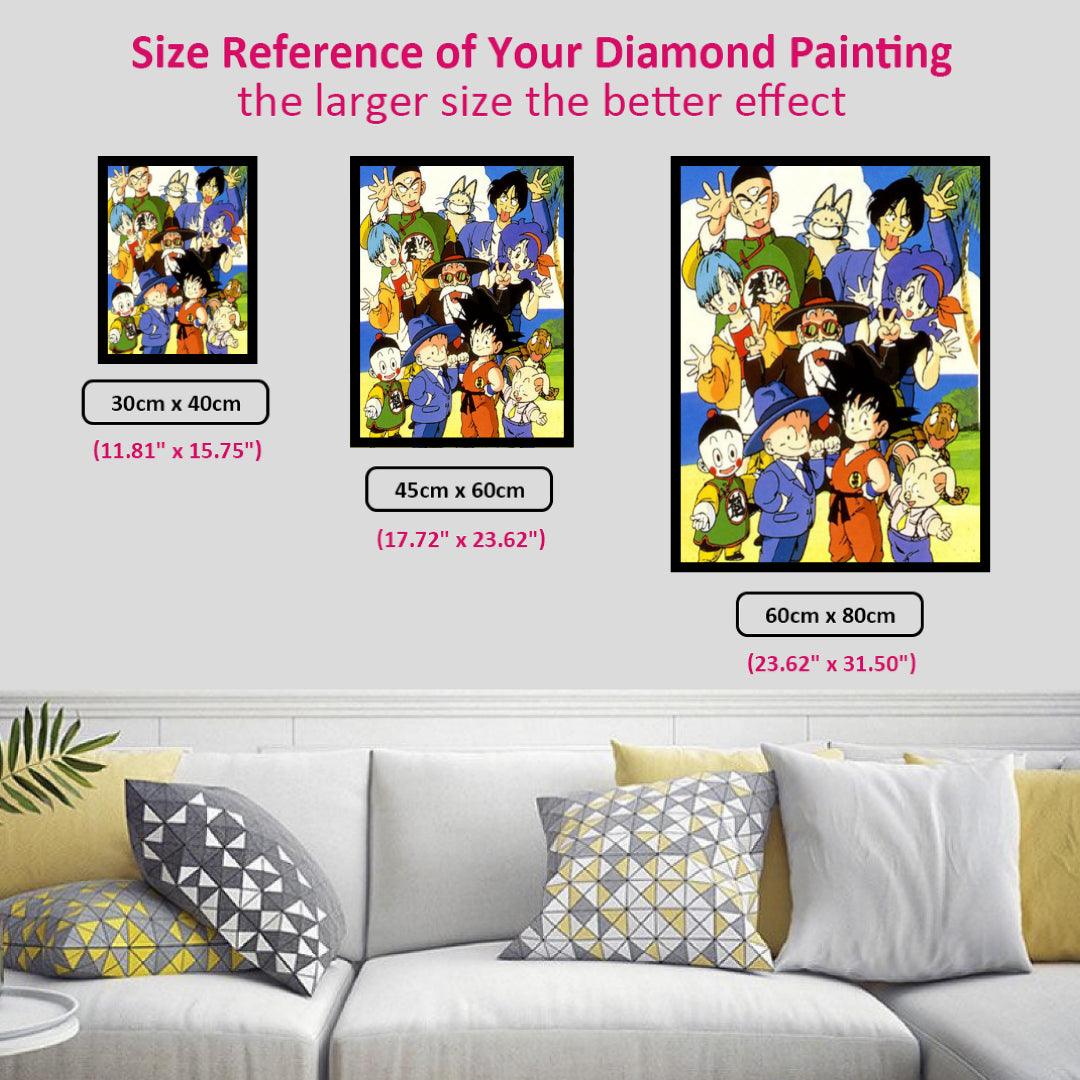 Little Goku and Friends Diamond Painting