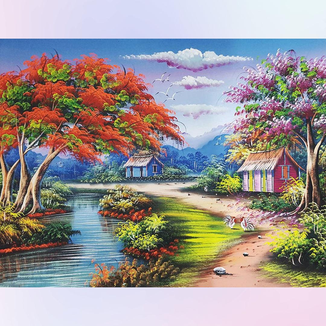 Countryside in the Spring Diamond Painting