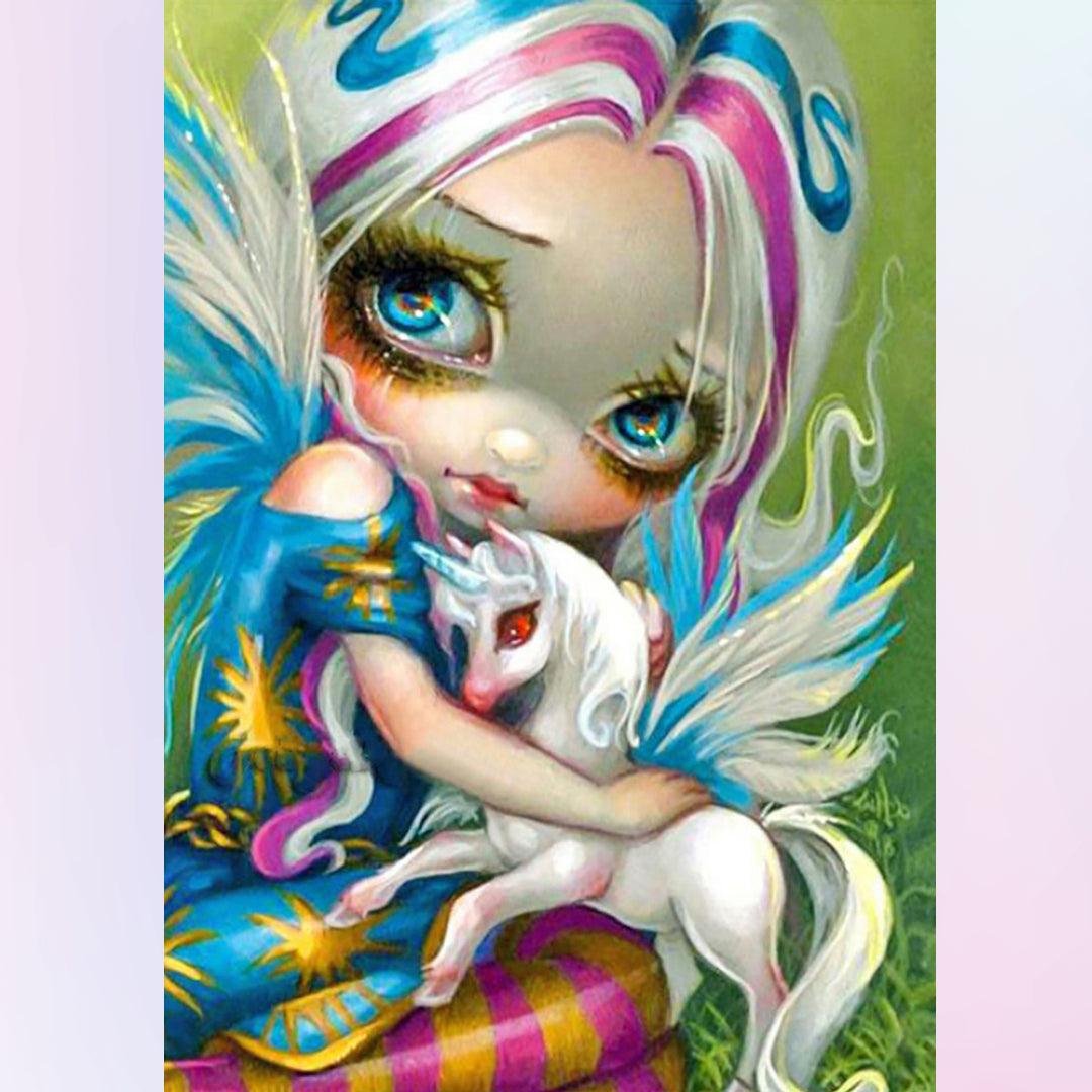 Unicorn Girl Diamond Painting