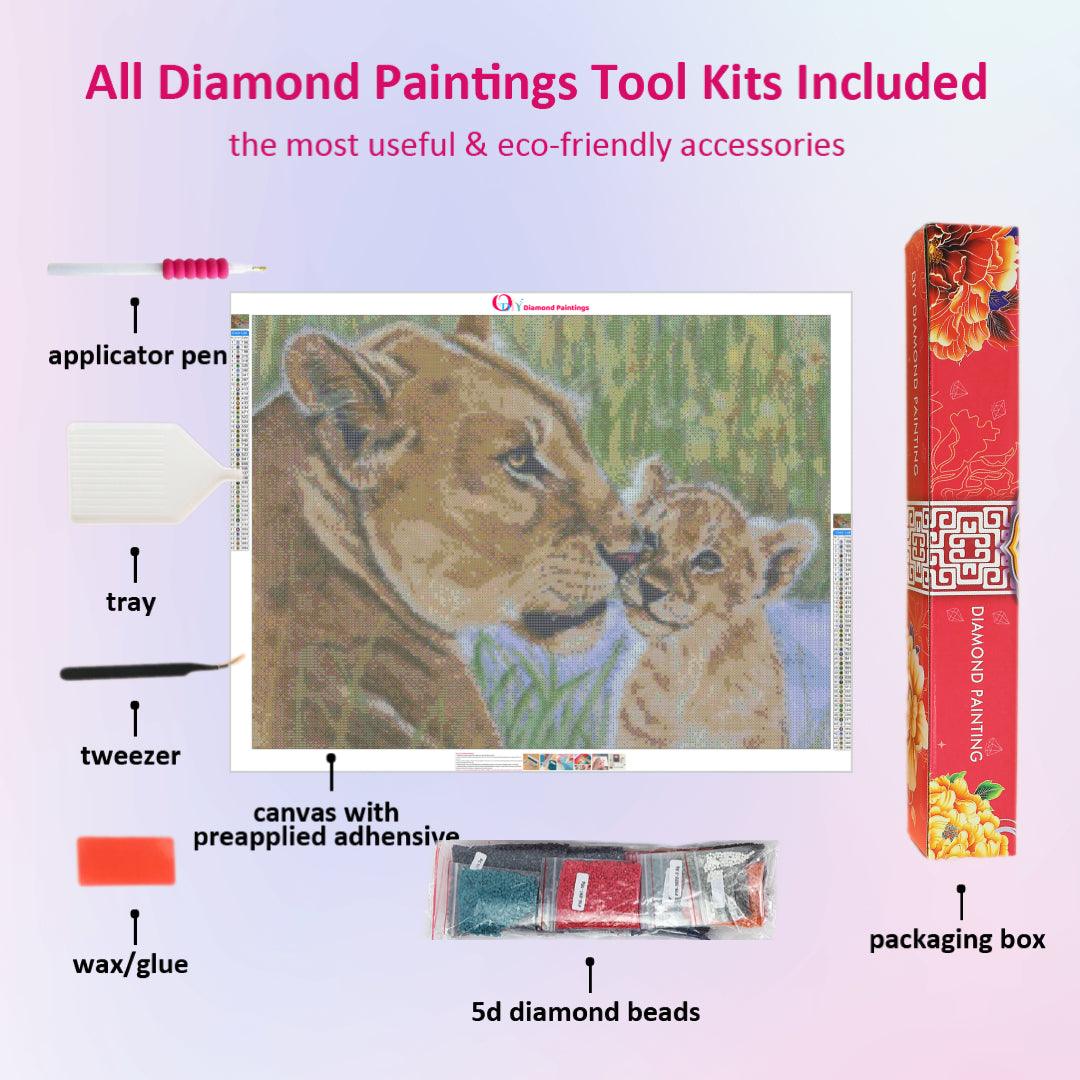 Lion Endearing Diamond Painting