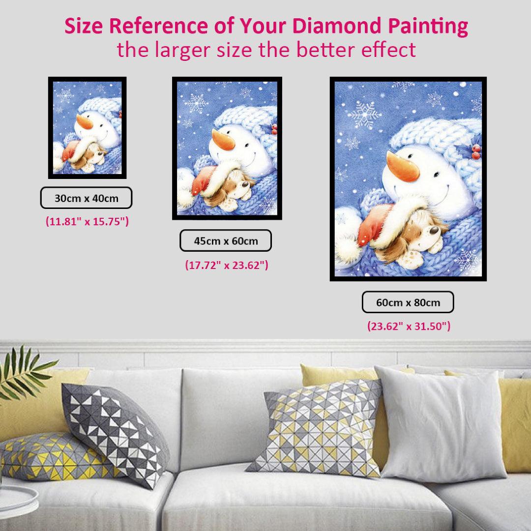 Cute Baby Snowman Diamond Painting