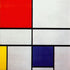 Mondrian Composition C No.III with Red Yellow and Blue 1935 Diamond Painting