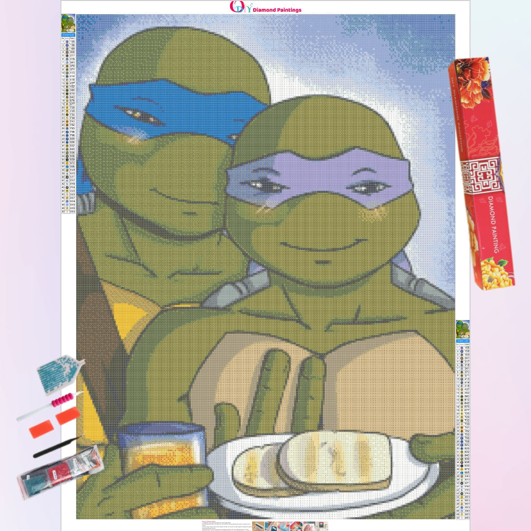 affection-davinci-and-donatello-ninja-turtles-diamond-painting-art