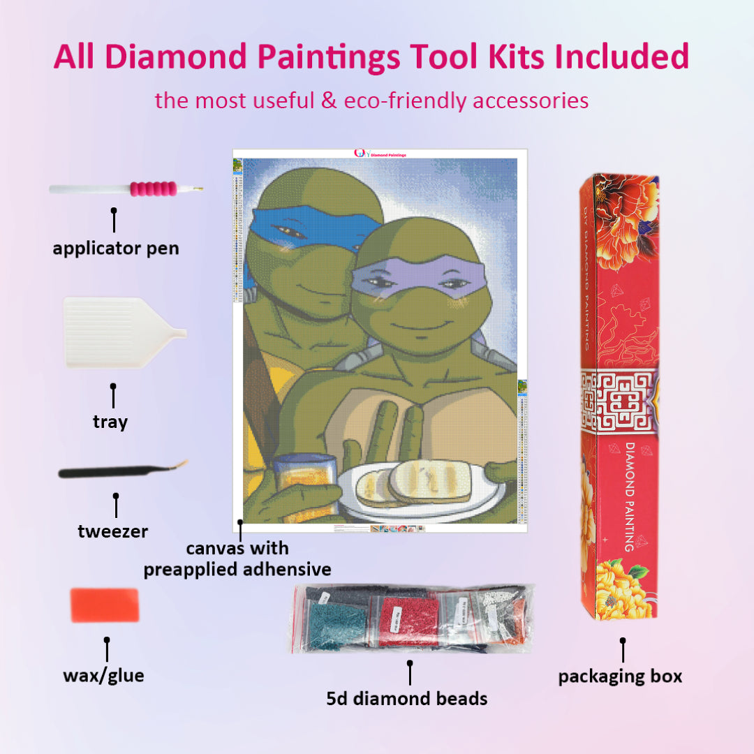 affection-davinci-and-donatello-ninja-turtles-diamond-painting-art