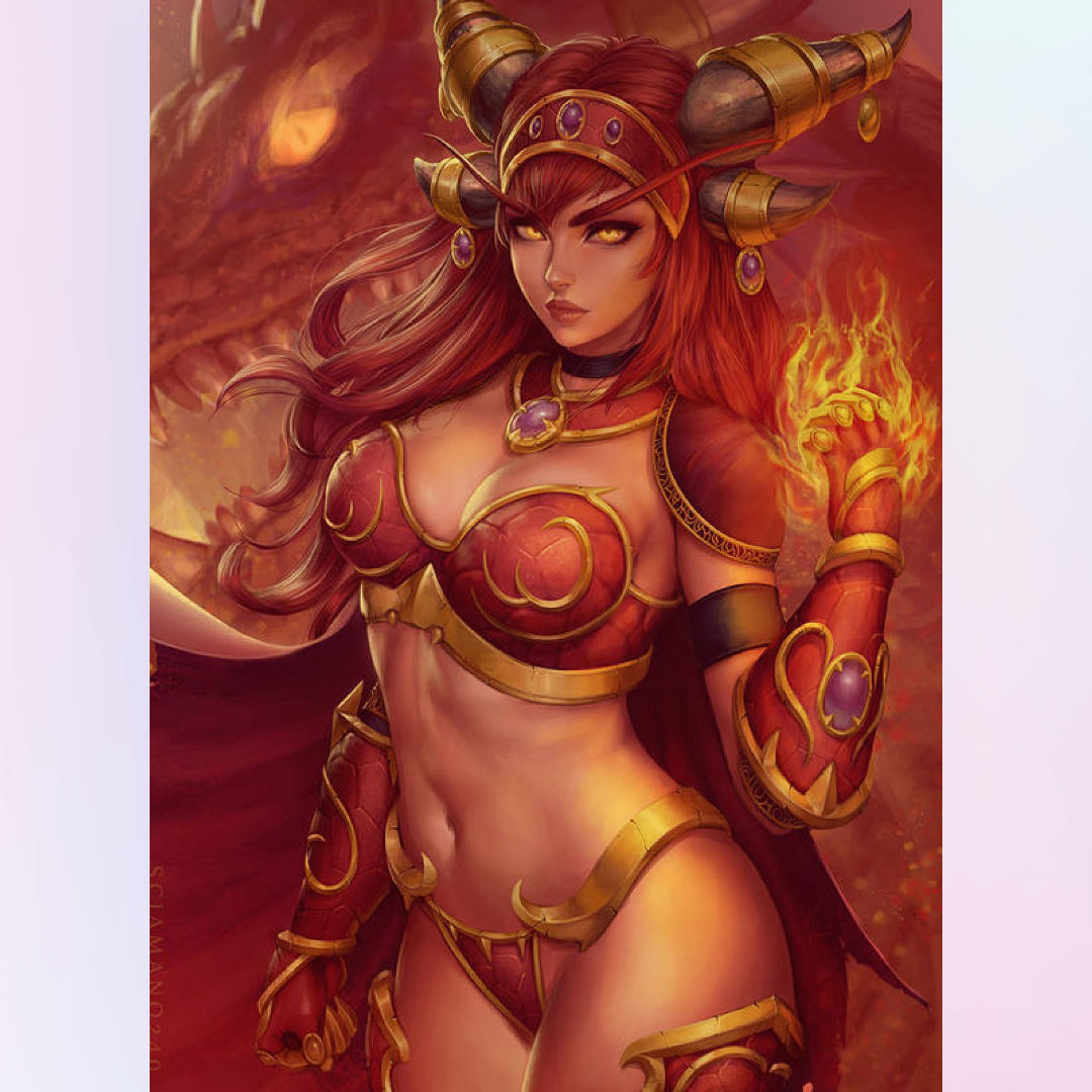 alexstrasza-world-of-warcraft-diamond-painting-kit