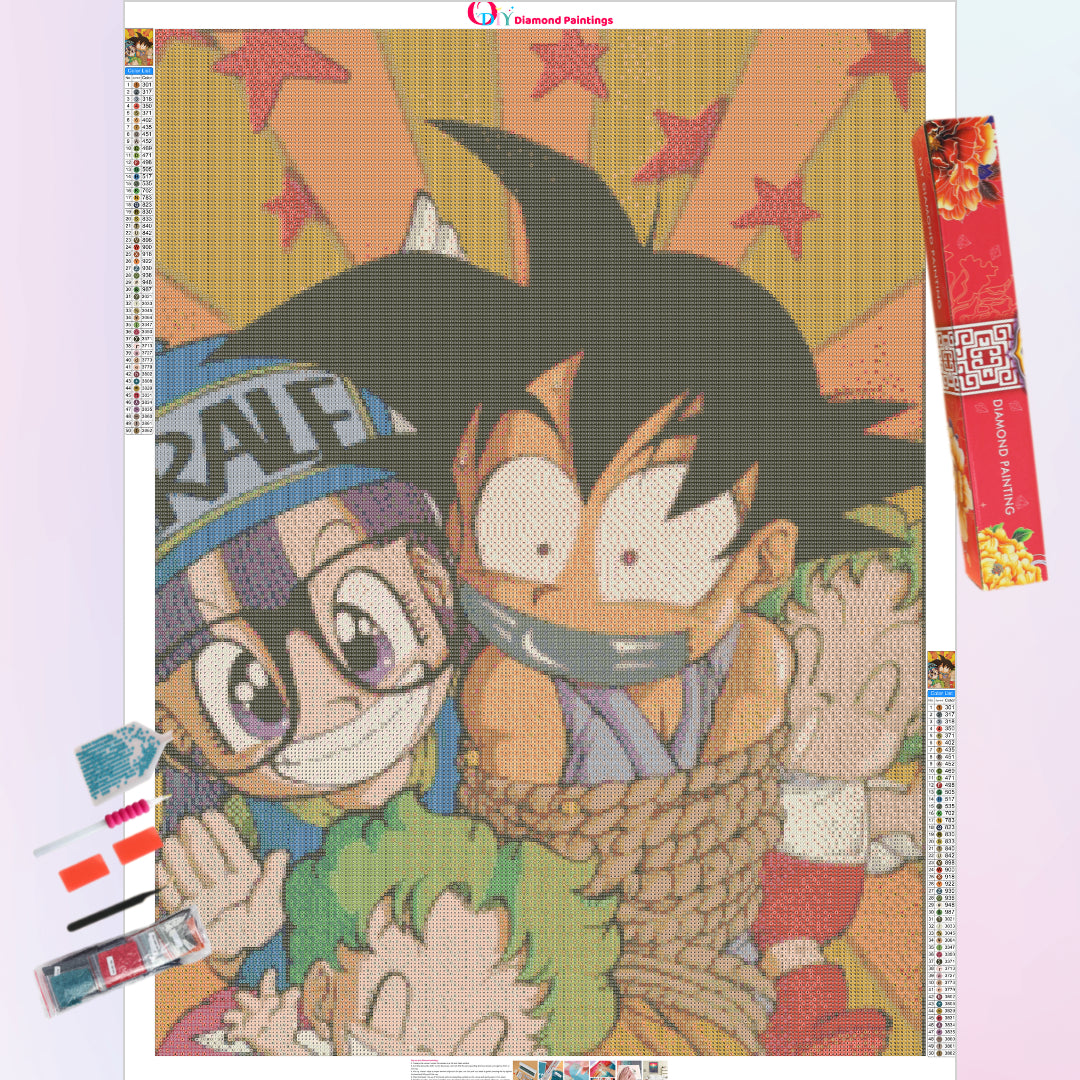 arale-kidnaps-goku-diamond-painting-art