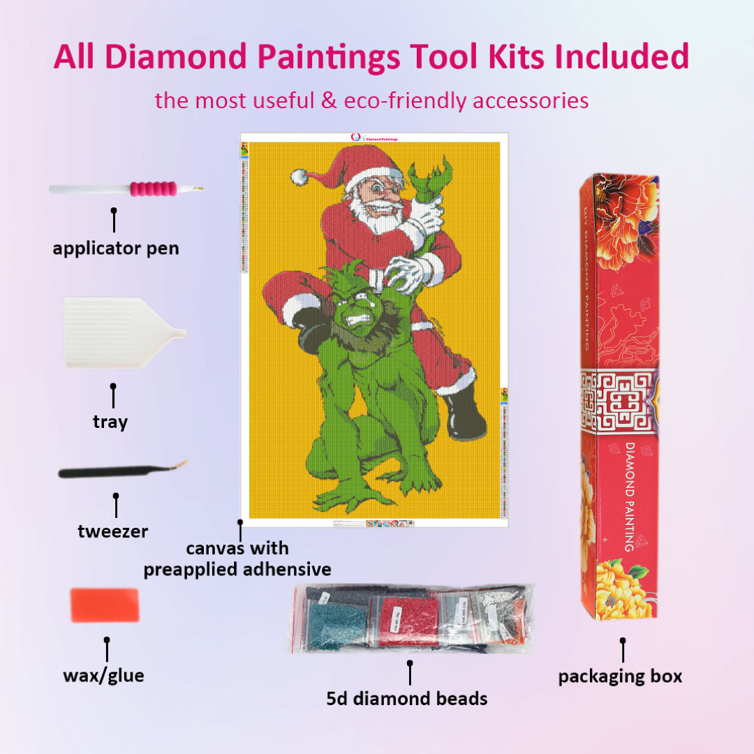 Arrest The Grinch Diamond Painting Kits for Adults 20% Off Today – DIY  Diamond Paintings