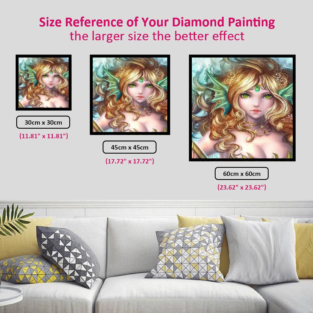 Blonde Mermaid Diamond Painting