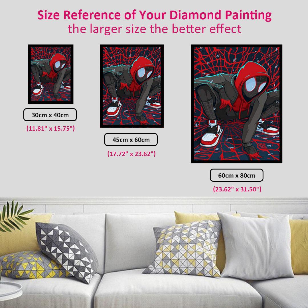 Black Spider Man Diamond Painting