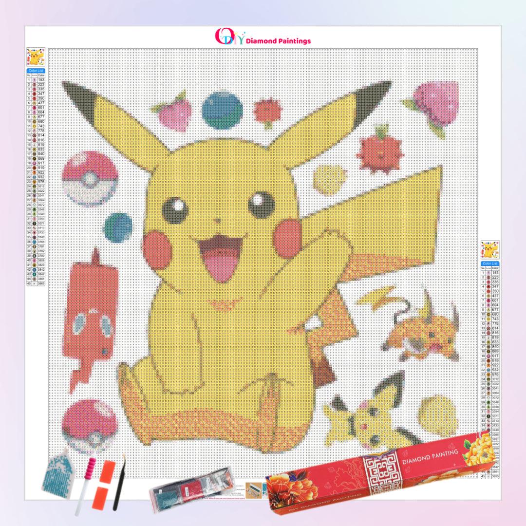 Cute Pikachu Diamond Painting