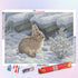 Rabbit in the Snow Diamond Painting