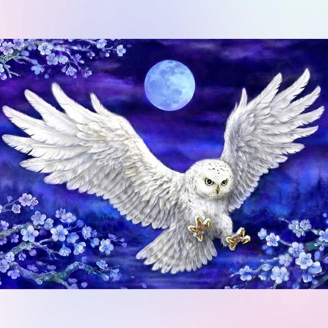 White Owl Diamond Painting