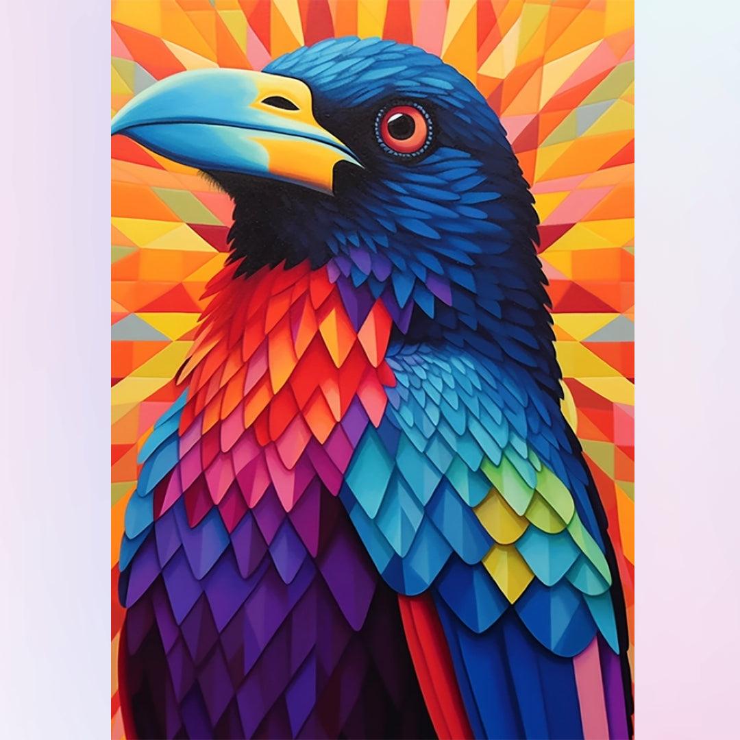 Colorful Raven Diamond Painting