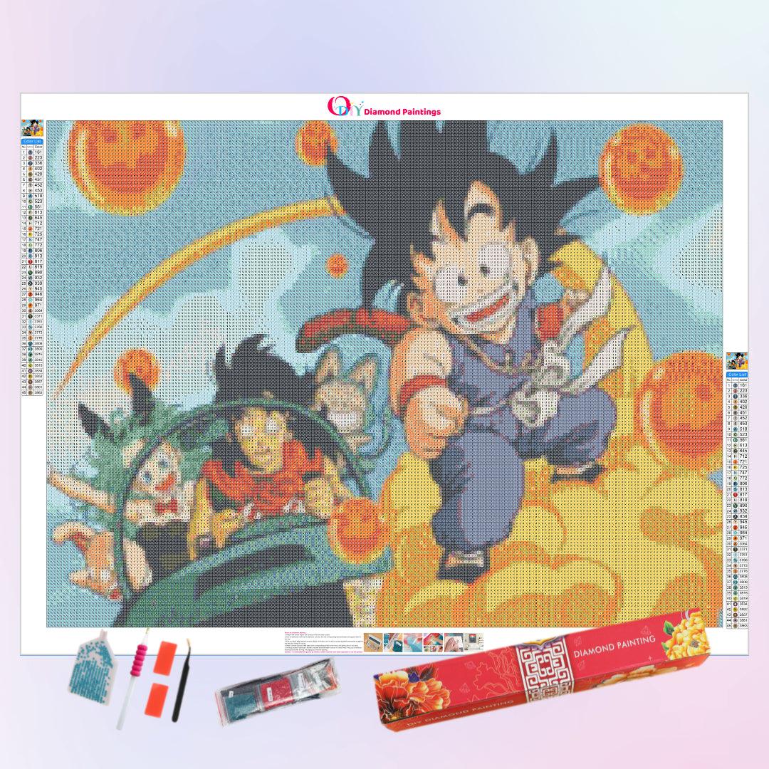 Littke Goku on the Kintoun Diamond Painting