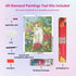 Cute Cat in Flowers Diamond Painting