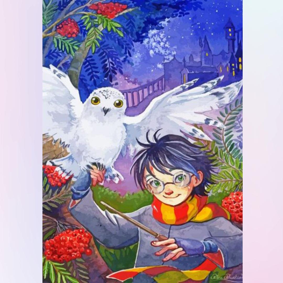 Hedwig and Harry Potter Diamond Painting