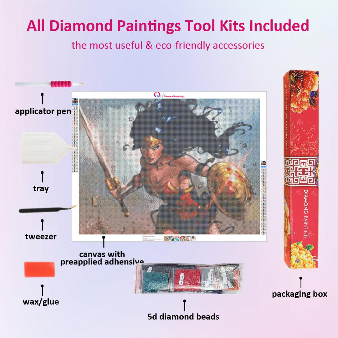 Wonder Woman in the Battle Diamond Painting