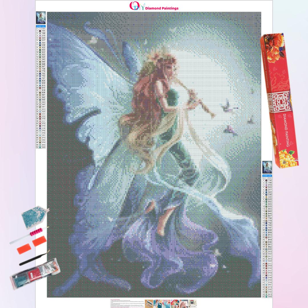 Fairy Playing the Flute Diamond Painting