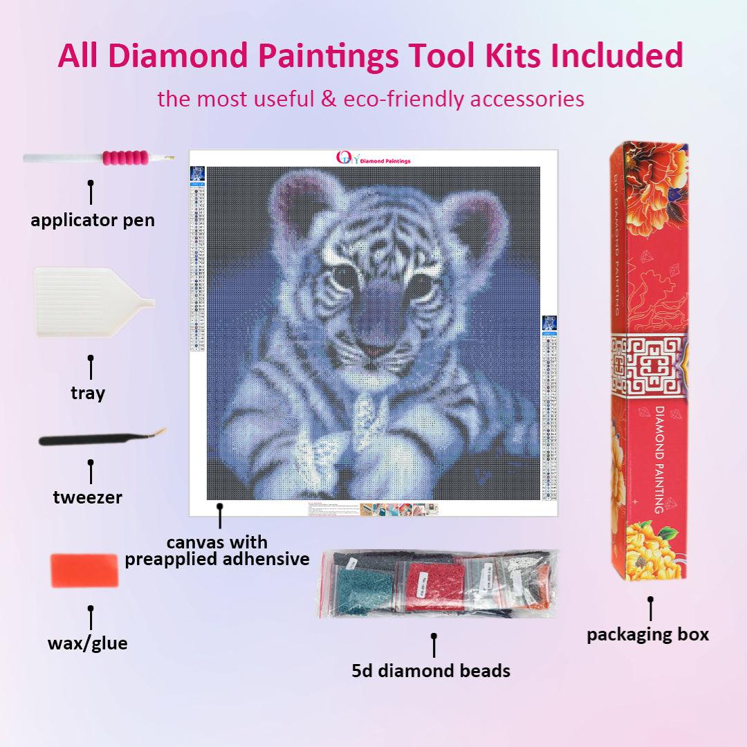 The Cute Tiger Diamond Painting