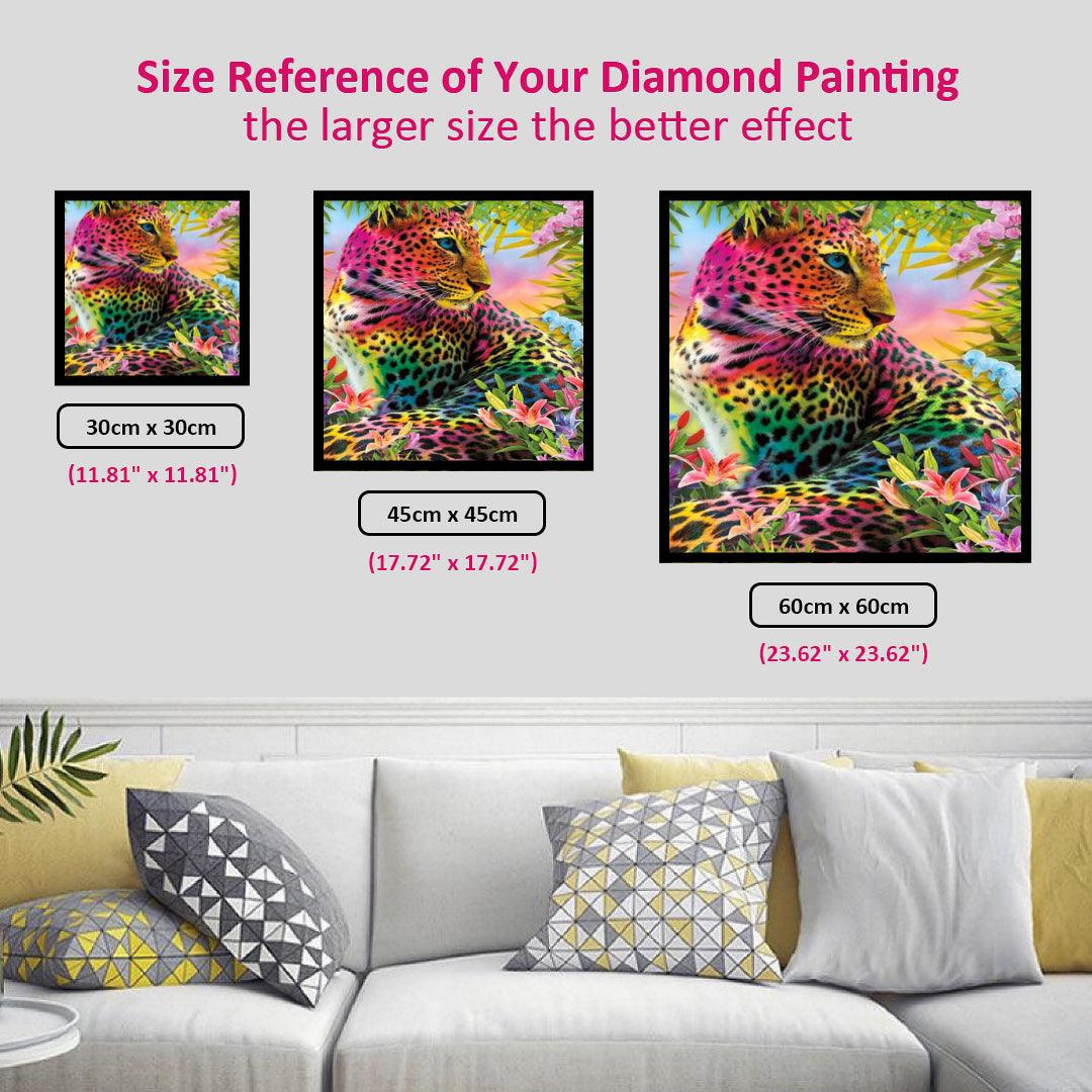 Colorful Leopard Diamond Painting