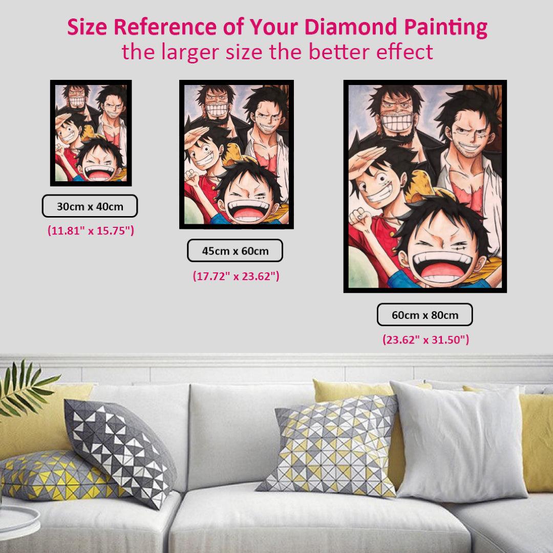 Luffy Family Diamond Painting