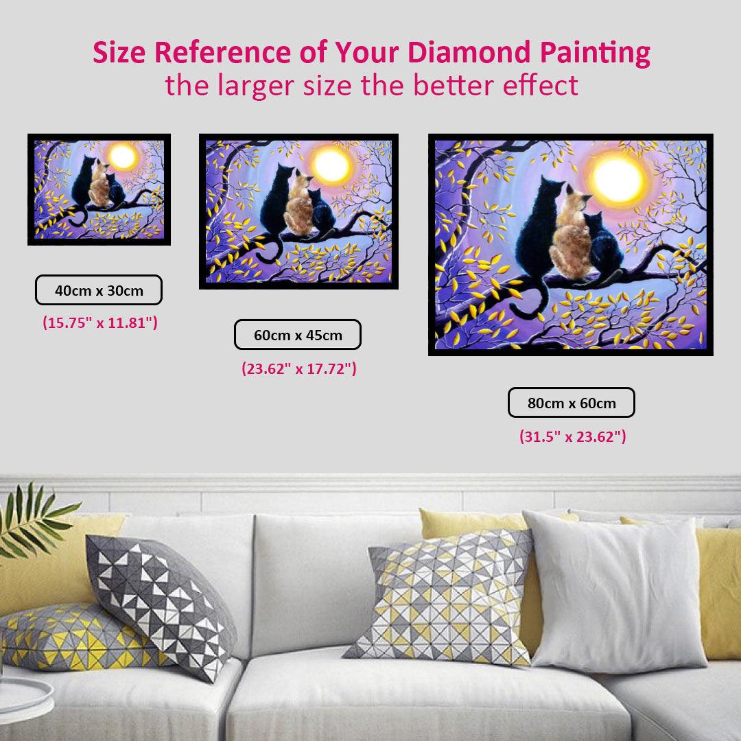 Cats in the Treetop Diamond Painting