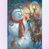 Snowman and Animal Friends in Forest Diamond Painting