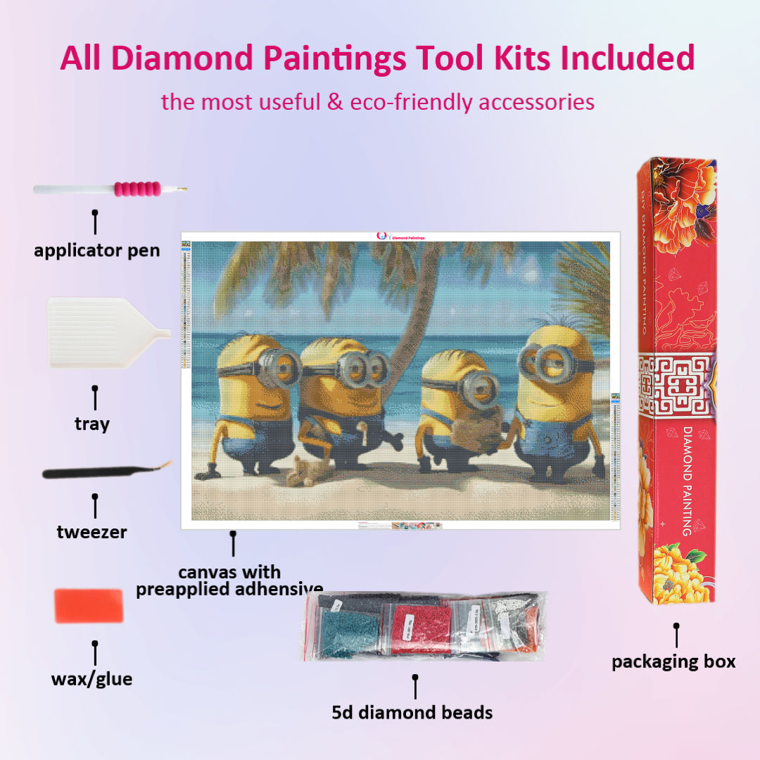 beach-vacation-minions-diamond-painting-kit