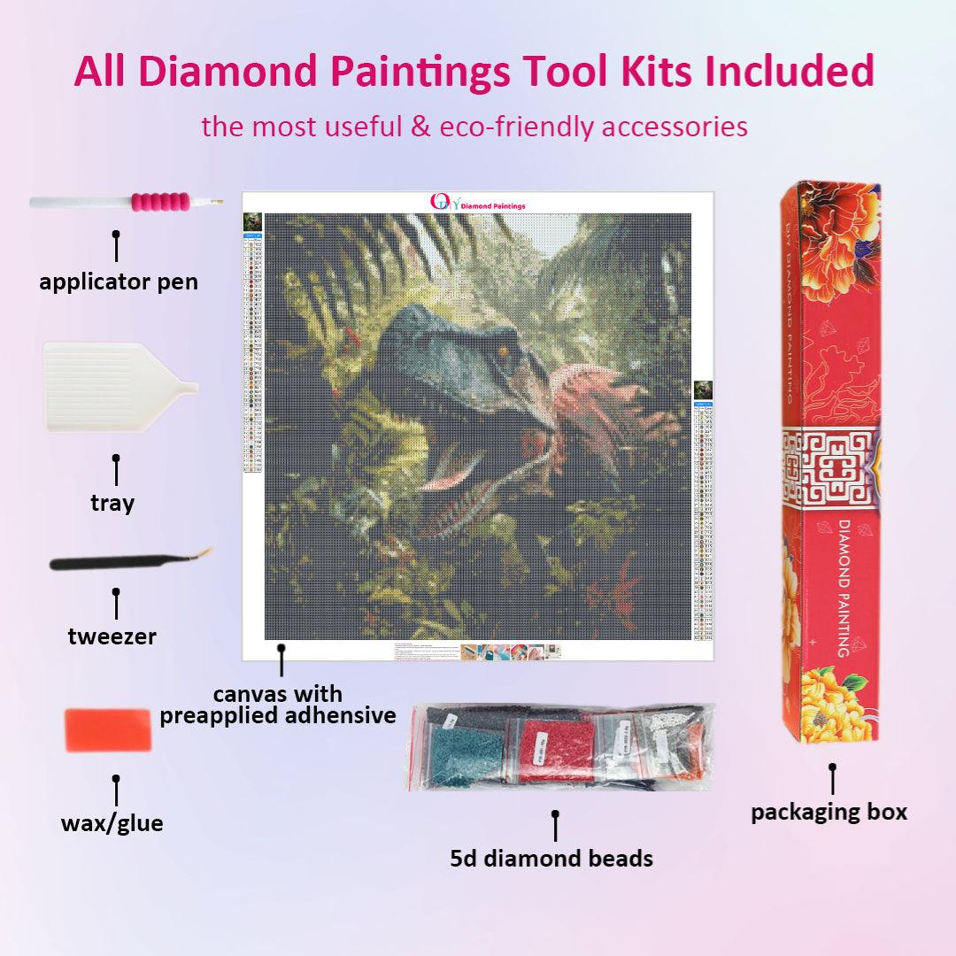 Dinosaur Roaring Diamond Painting