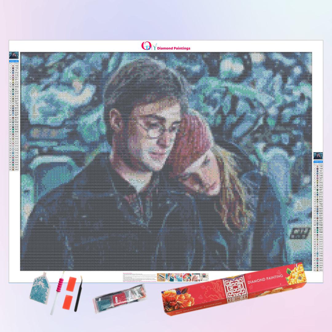 Harry & Hermione in the Cold Winter Diamond Painting
