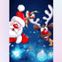 Cute Santa & Deer Diamond Painting