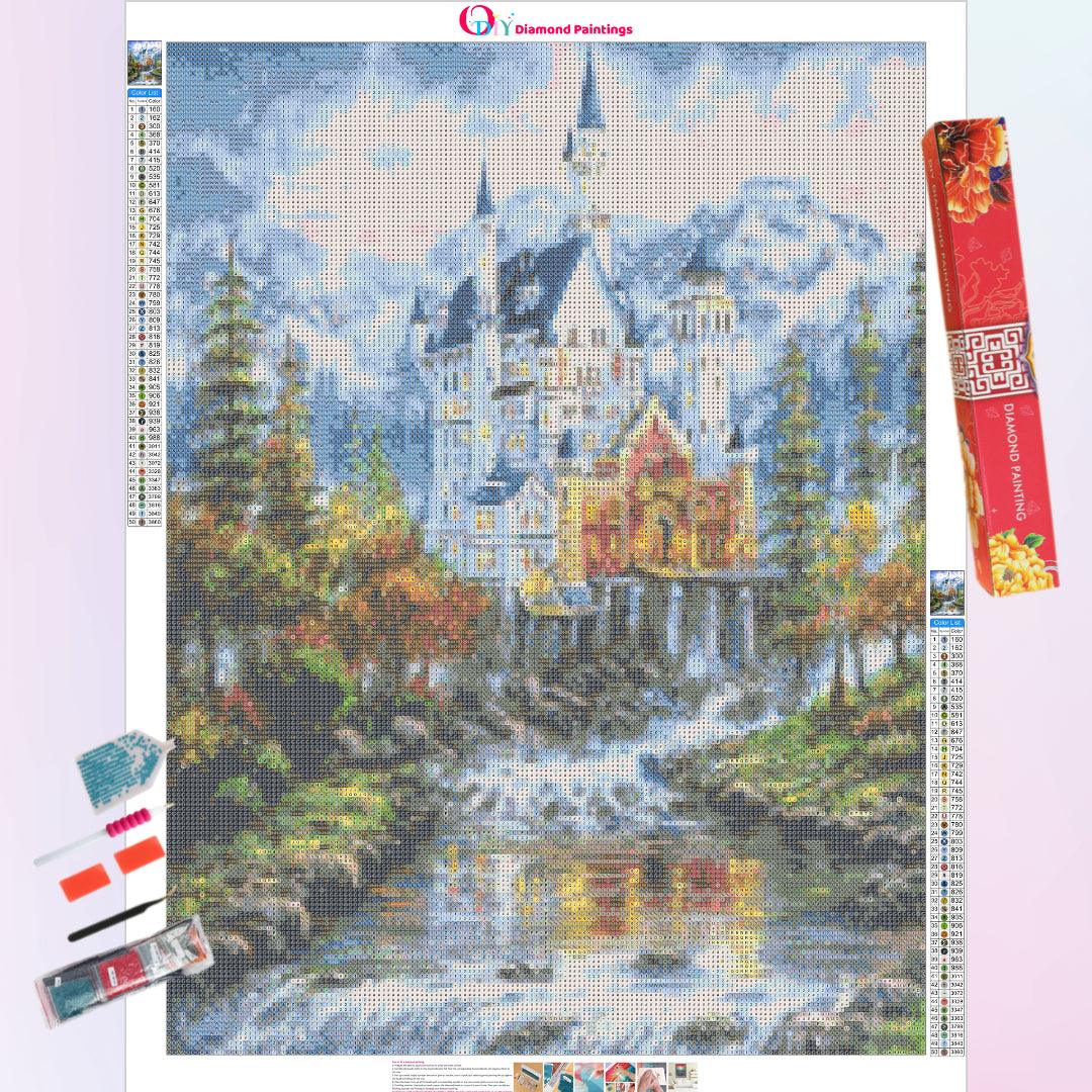 Castle in the Forest Diamond Painting