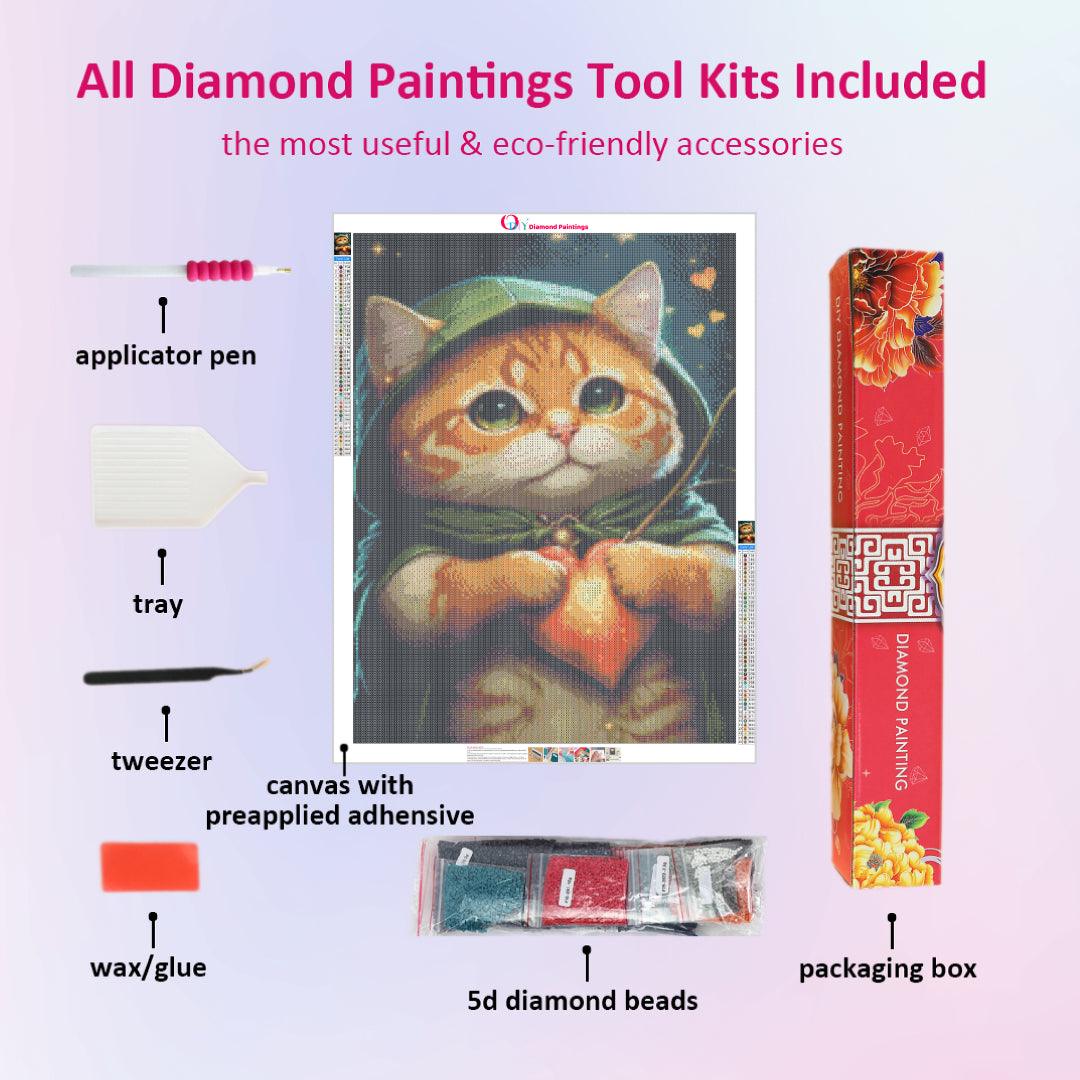 Heartwarming Cat Diamond Painting