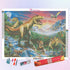 Dinosaur World in the Sunset Diamond Painting