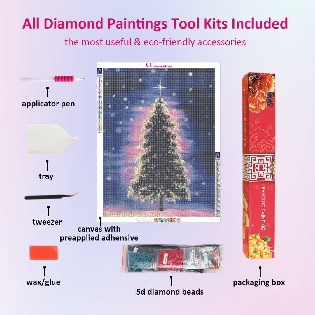 A Shinning Christmas Tree Diamond Painting