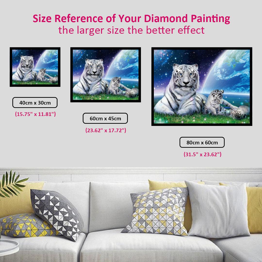 White Tigers Diamond Painting