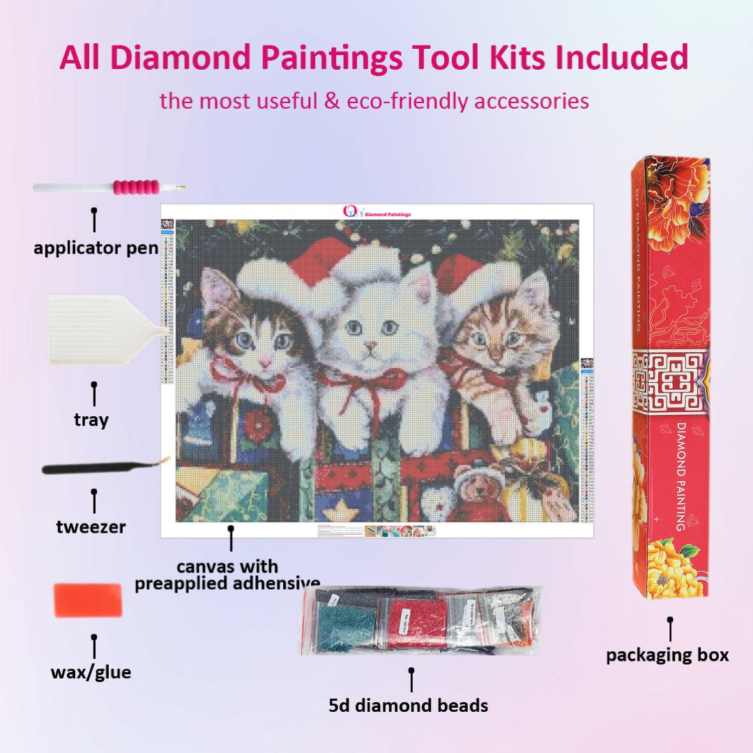 Kitties' Christmas Diamond Painting