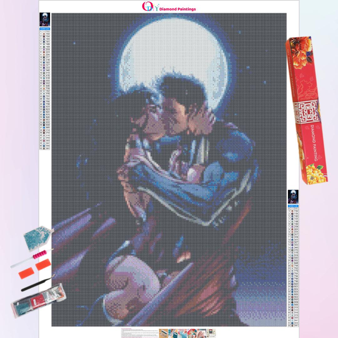 Kiss of Superman & Wonder Woman Diamond Painting
