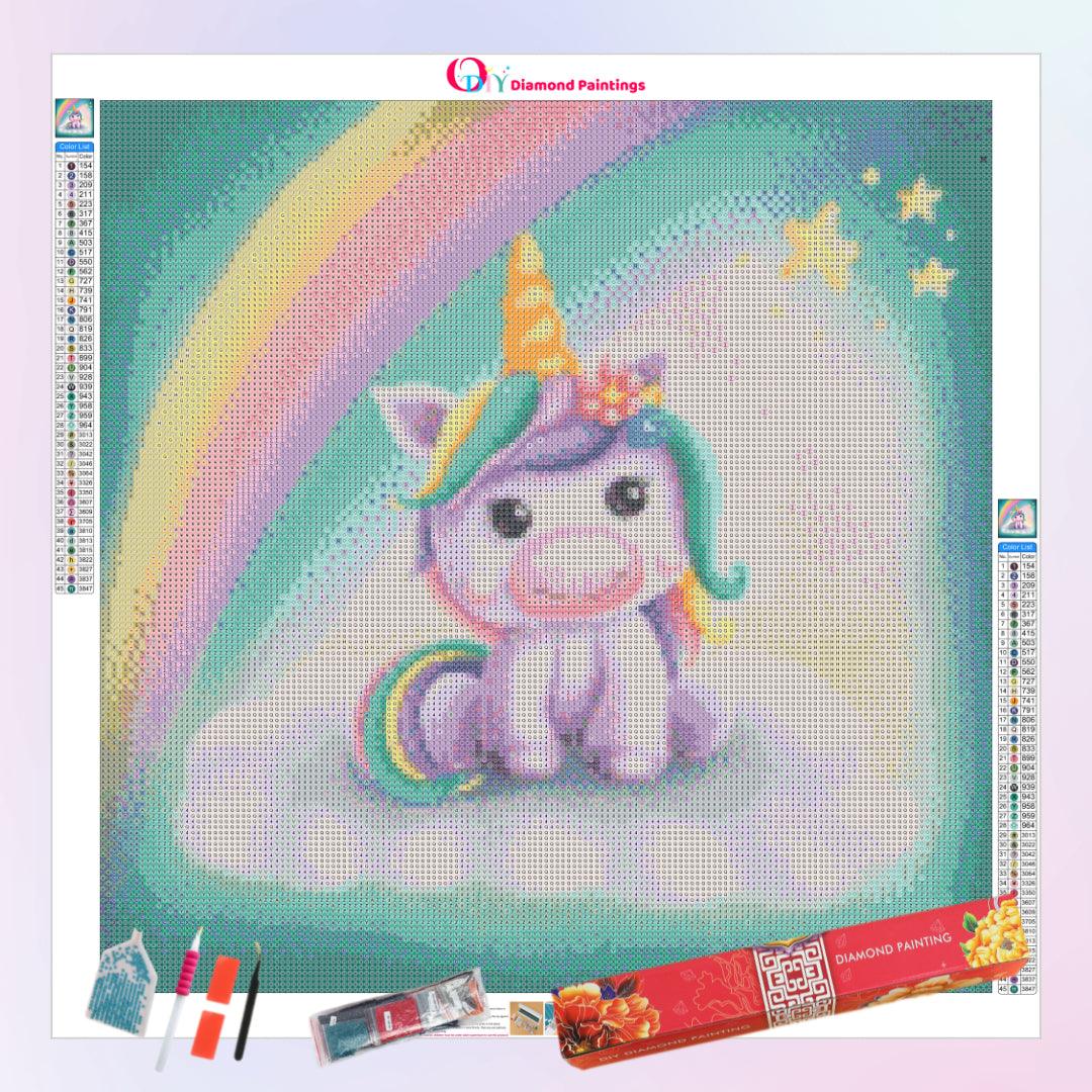 The Cute Baby Unicorn Diamond Painting